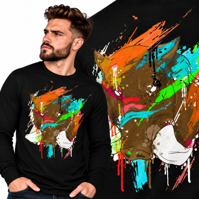 LONGSLEEVE ZWIERZĘTA   DZIK